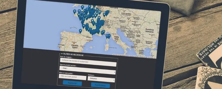 Consovape - carte des points de vente