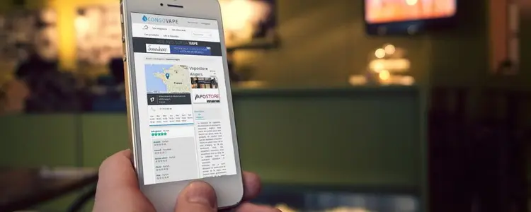 Consovape - vue mobile