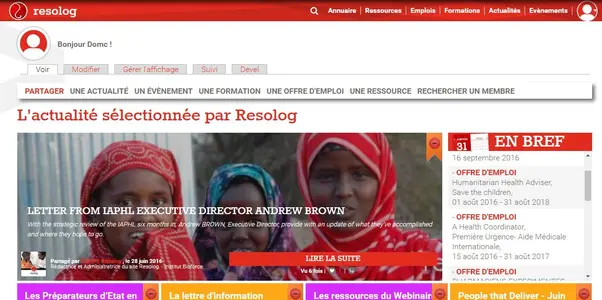 Resolog - Actualités