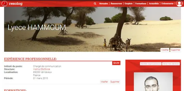 Resolog - Profil membre