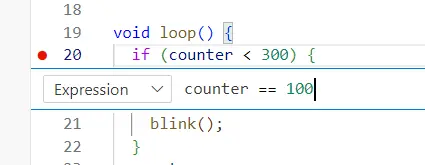 Conditionnal Breakpoint